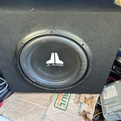 10” JL audio sub