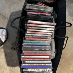CD’s And Portable Holders. 