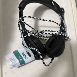 Two AVID AE-36 Stereo Headphones And Microphone 