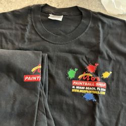 2 Large Paintball T Shirts New !  Mo Team ! 