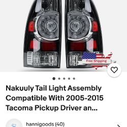 Tail Lights Toyota Tacoma 