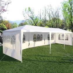 New In Box 10 ft. x 30 ft. White Canopy Heavy-Duty Gazebo