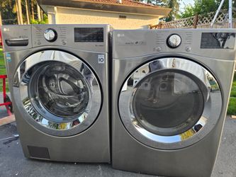 Lg Washer And Dryer Set Electric 30-day Warranty