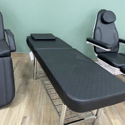 Black tattoo spa treatment bed new