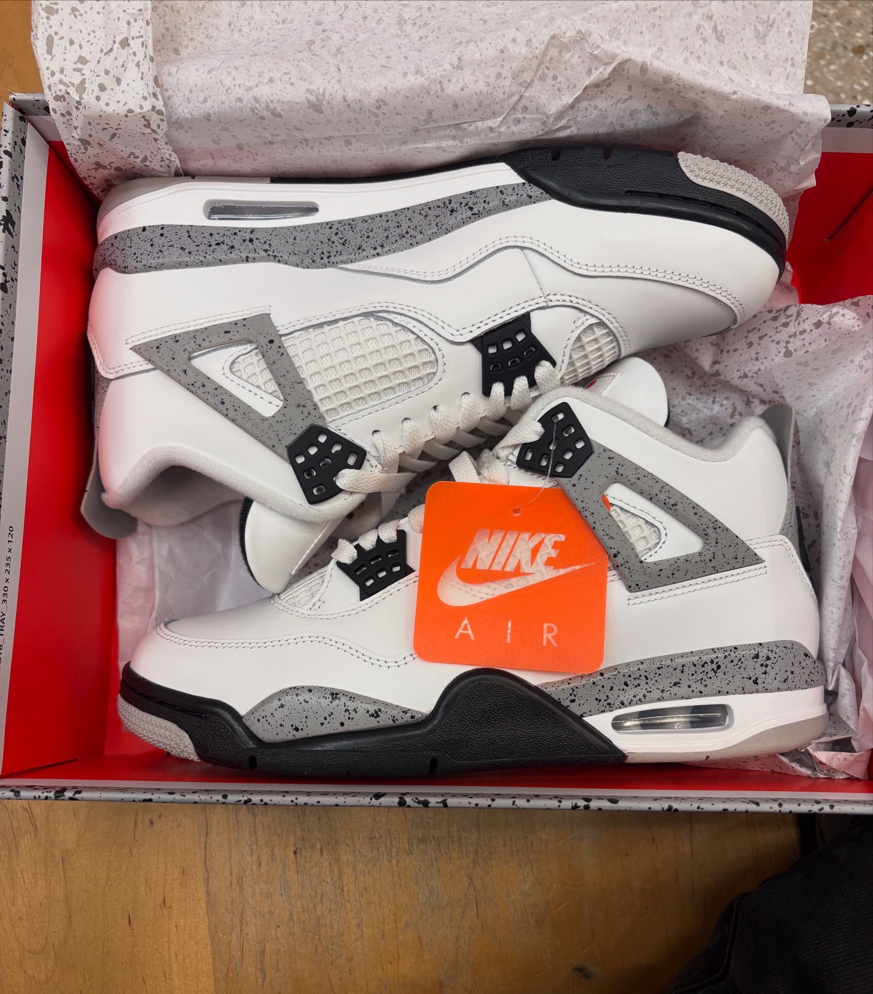 Jordan 4 White Cement