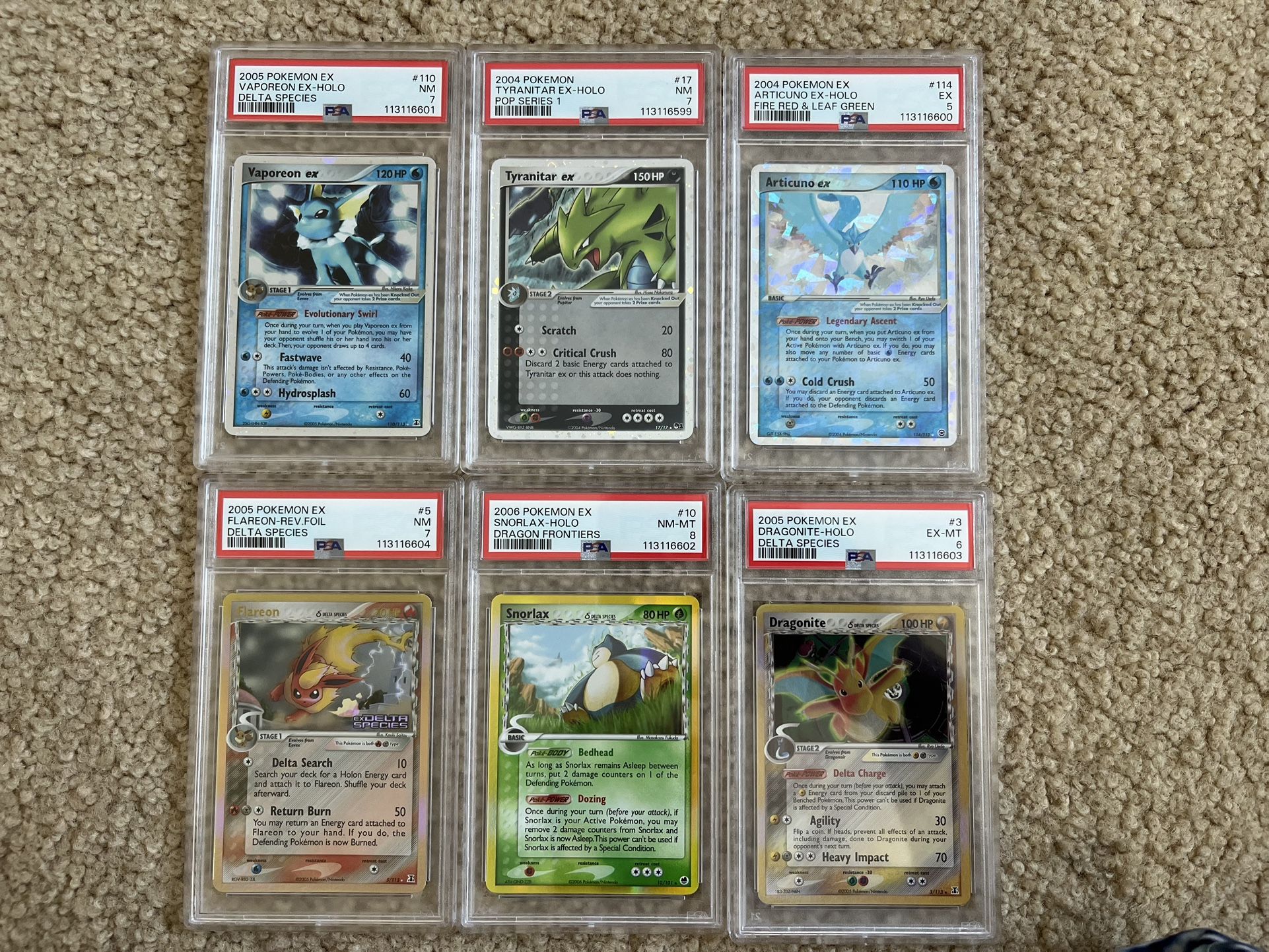 PSA GRADED POKEMON CARDS