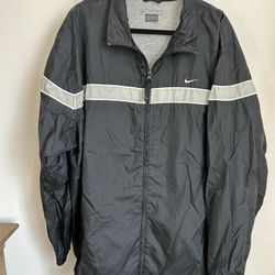 Nike Men's Black and Grey Jacket