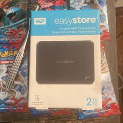 WD Easy store Portable HDD 2 TB