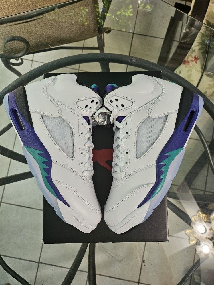 Jordan 5 Grape 2025 Sz 9.5 CLEAN!!! Brand New!