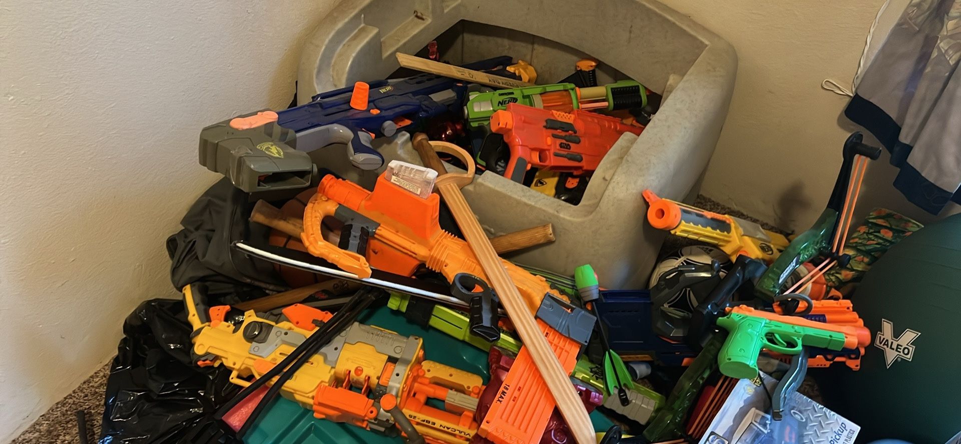 Nerf Guns And Other Toys