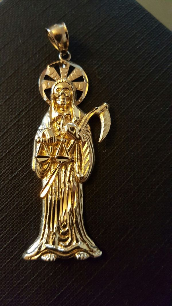 14k Gold Santa Muerte Grim Reaper For In El Paso Tx Offerup 14k Gold Santa Muerte Grim Reaper