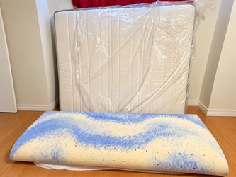 New King Size Topper and King Size Mattress “Pickup today, Need space”  Pickup today for $100