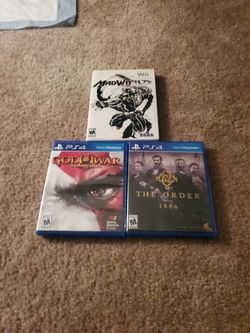 Ps4 And Wii Games