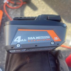 4.0 Ridgid Max Output Lithium 