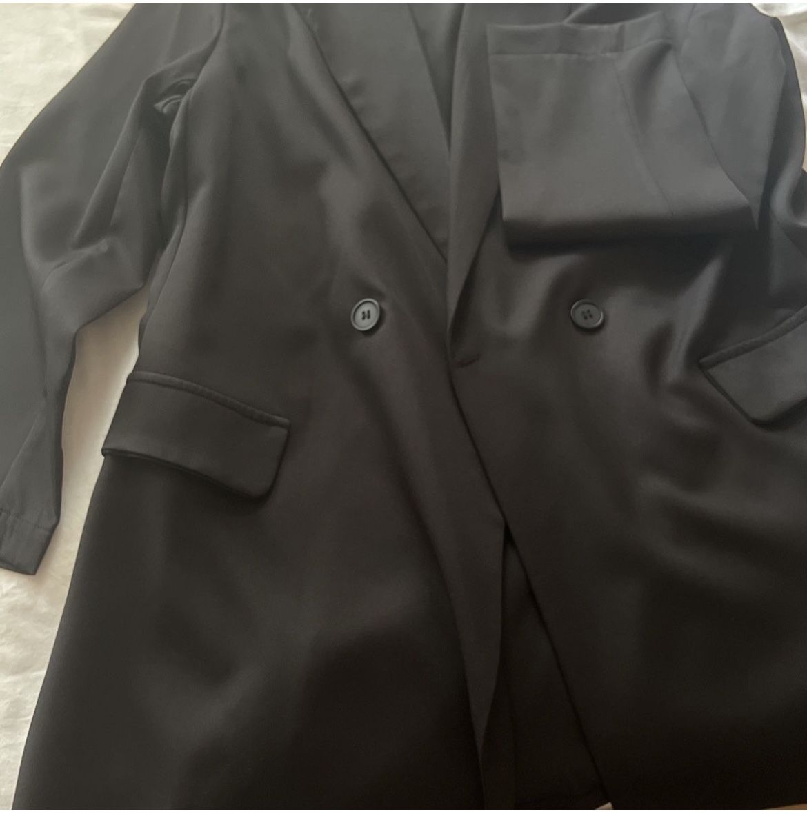 Black Overall Jacket/ Cardigan 