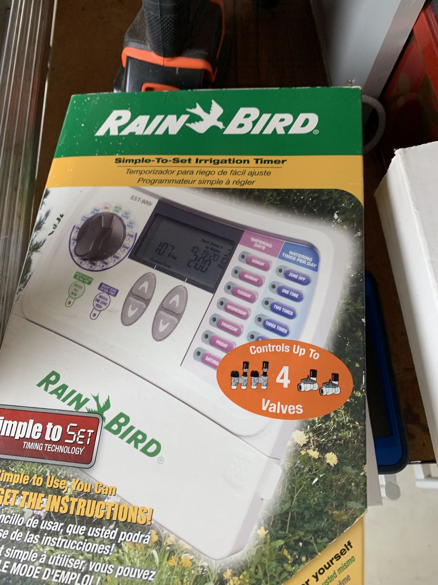 Rain Bird Sst-400I 4 Zone Indoor Sprinkler Controller