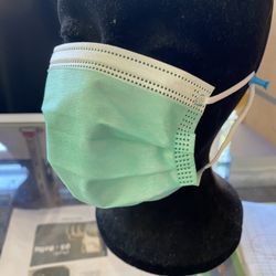 Kids 3ply green Disposable Face Masks