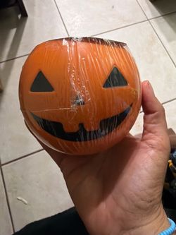 Pumpkin with Squishies inside Needoh