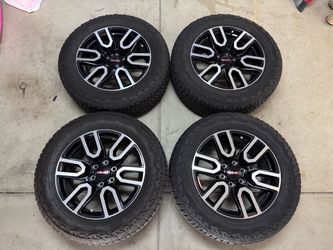 20" OEM GMC Sierra 1500 AT4 Wheels & Tires - 275/60R20