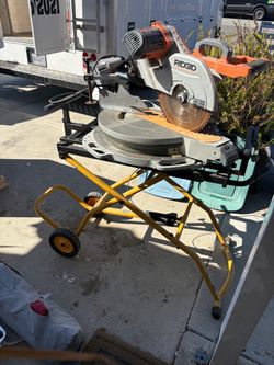 Used Ridgid 12 inch saw