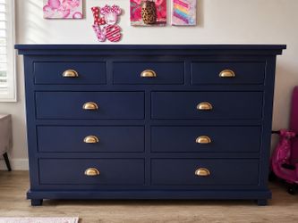 Midnight Navy Statement Dresser