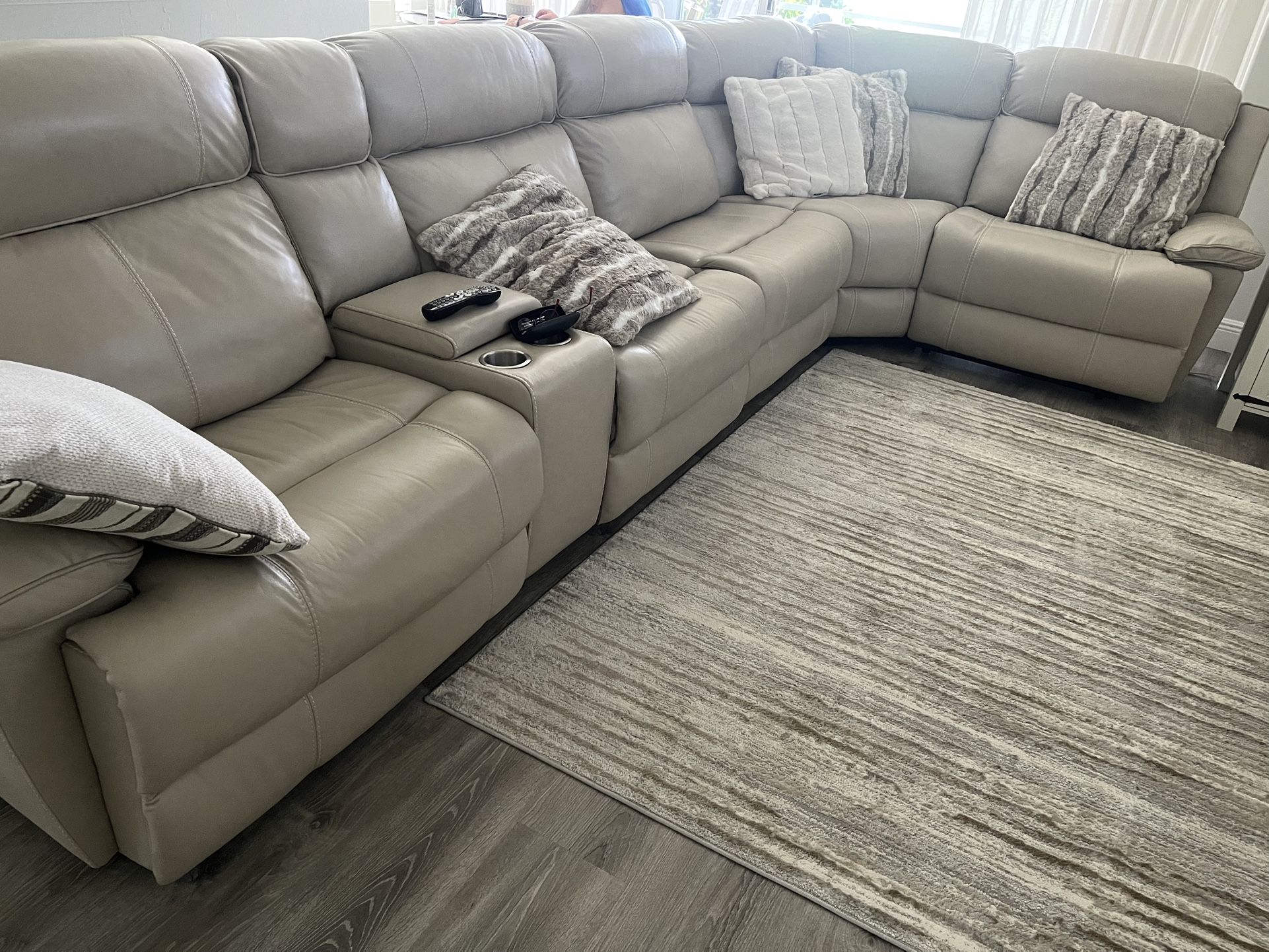 Leather Sectional