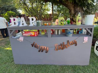 Custom Handmade Outdoor Bar / Beverage Station