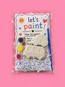 Car theme plaster painting kit