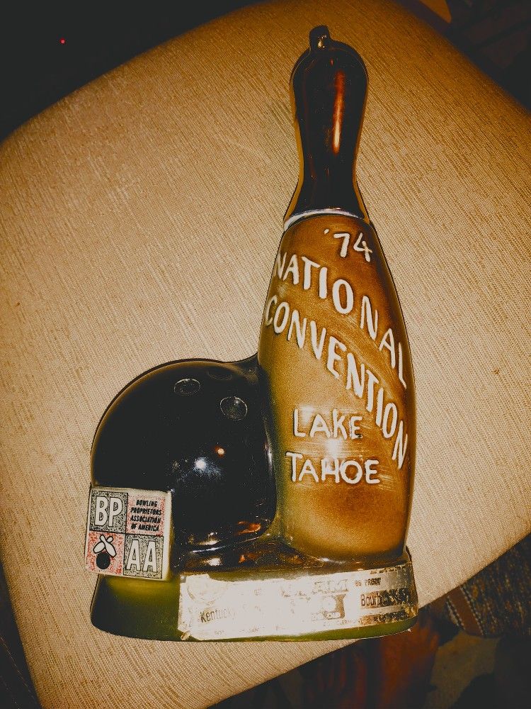 Vintage EMPTY liquor Bottles 1970s