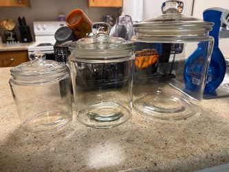 Kitchen glass jars