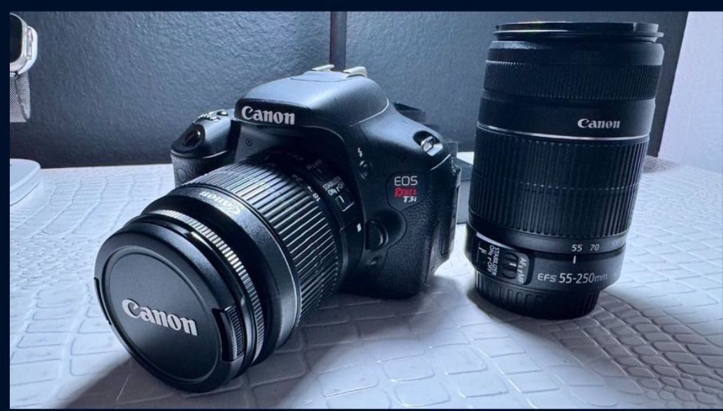 Canon T3 i DSLR With Accessories