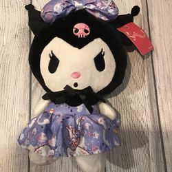 Sanrio Nakajima Kuromi Plush -NEW