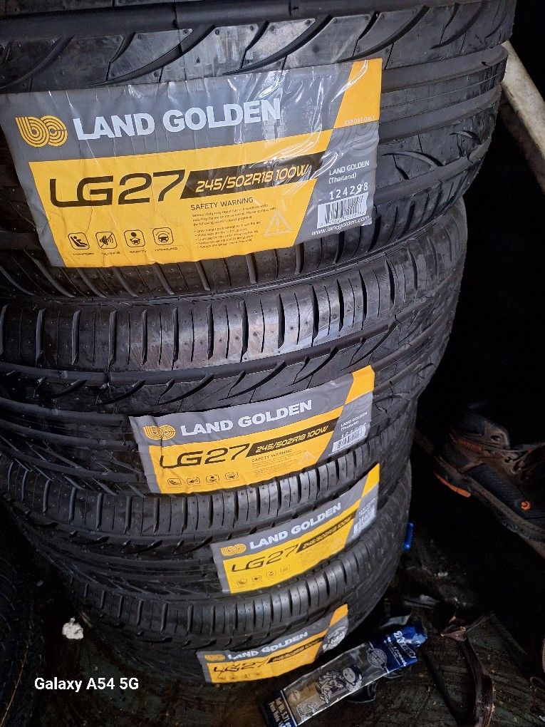 NEW FOUR TIRES 245/50/18/ $480 LANGOLDEN 