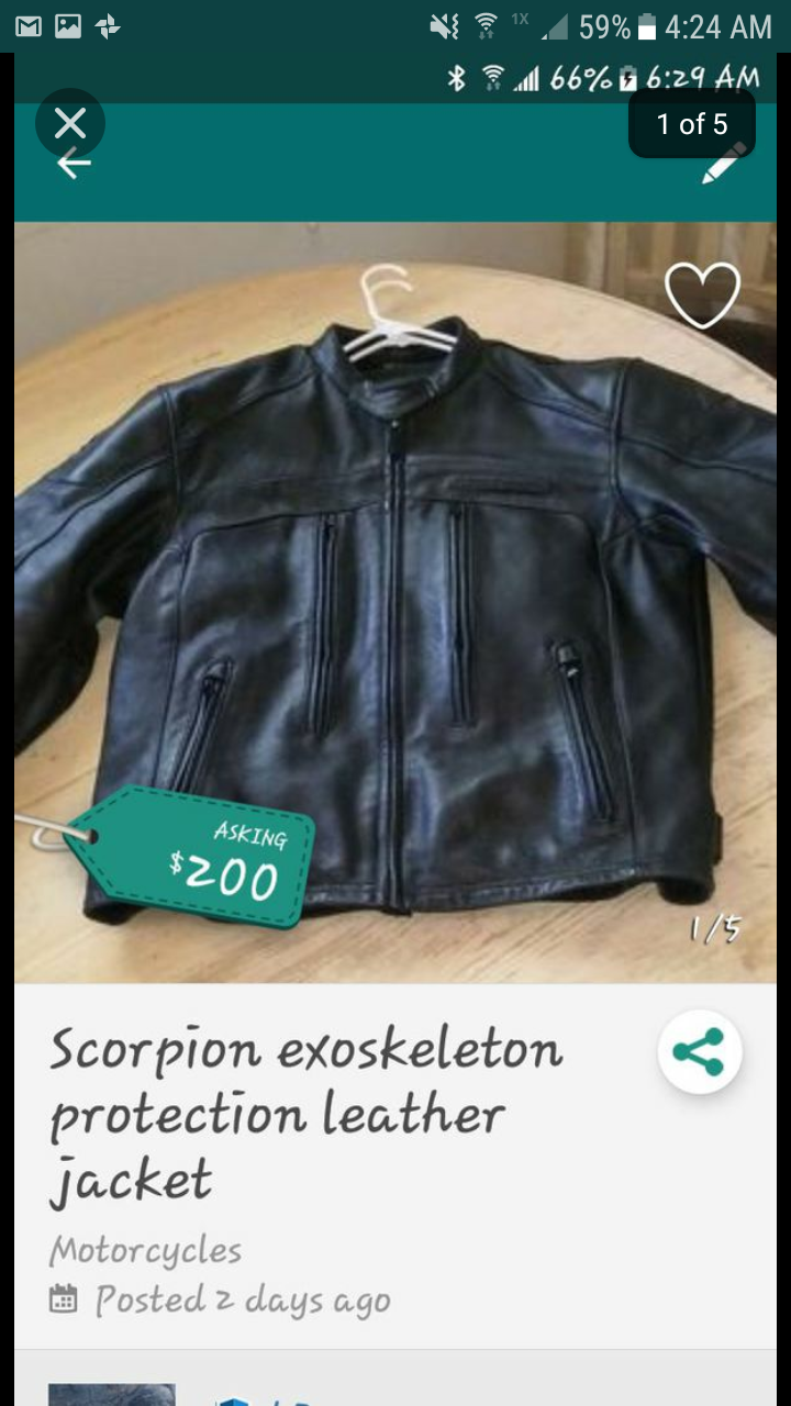 Scorpion Exoskeleton Motorcycle Jacket