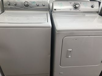 Maytag Washer & Gas Dryer! Beautiful Stainless Large Capacity Washer! 44 Options Total! 30-Day Warranty! Delivery Available Today!