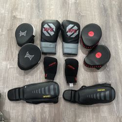 Boxing Gloves And Training Pads