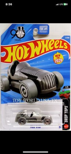 2026 Hot Wheels #05 Drop Tops Pass 'N Go 90 years of Monopoly