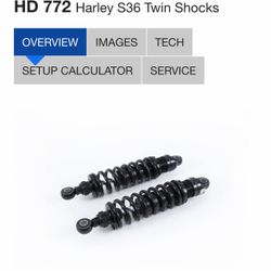 Rear Shocks for Harley Davidson Roadglide 