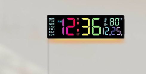 Digital Wall Clock