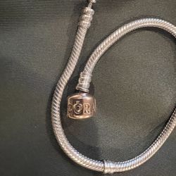 Two tone (rose) Pandora bracelet