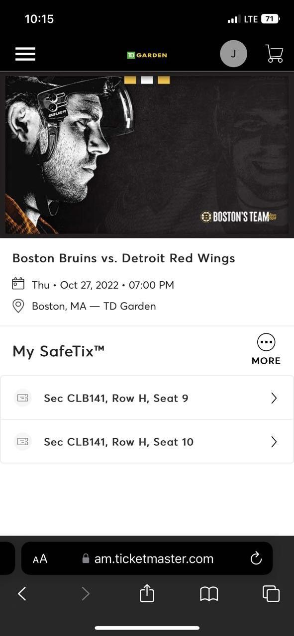 Bruins Tickets