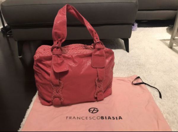 Francesco Biasia Pink Leather Handbag for Sale in Bellevue, WA - OfferUp