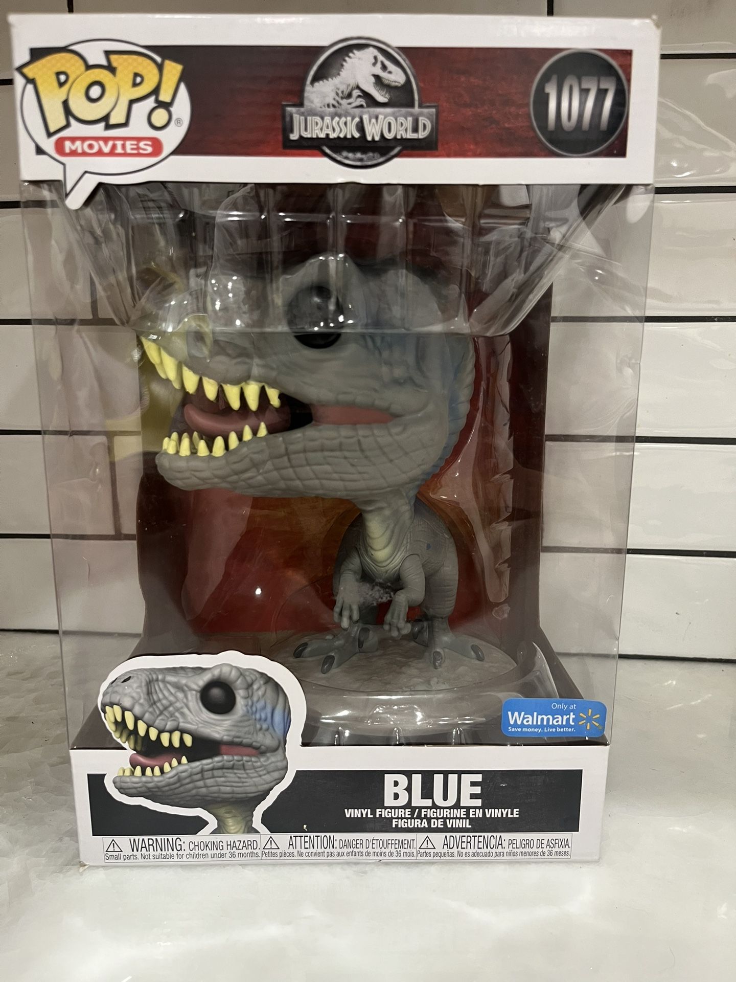Funko Pop! Jurassic World “Blue” #1077 – Walmart Exclusive – NEW IN BOX