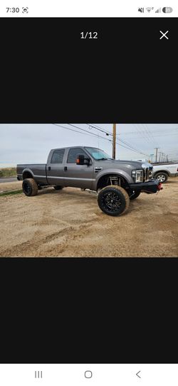 2008 ford f350 diesel 4x4 lifted low miles