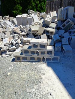 FREE Concrete Cinder Blocks FREE