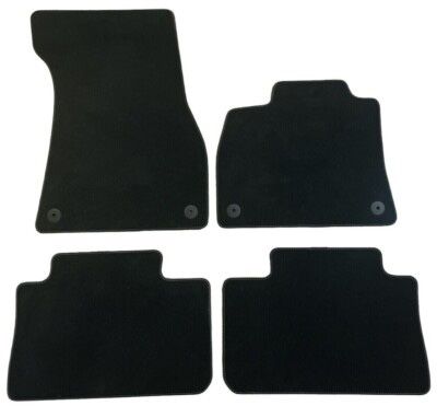 Audi Q3 Black Carpet Floor Mats - Genuine OEM part A018727