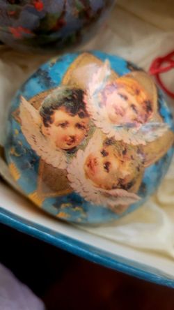Twelve guardian angels of christmas ornaments
