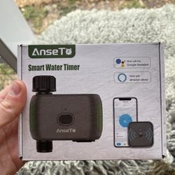 WiFi Water Timer for Garden Irrigation System, Hose Timer for Lawn Watering System, Sprinkler Timer Compatible with Alexa and Google Home, with WiFi-H