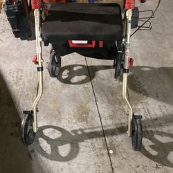 Rollater Walker With Seat Retail $375 For$50