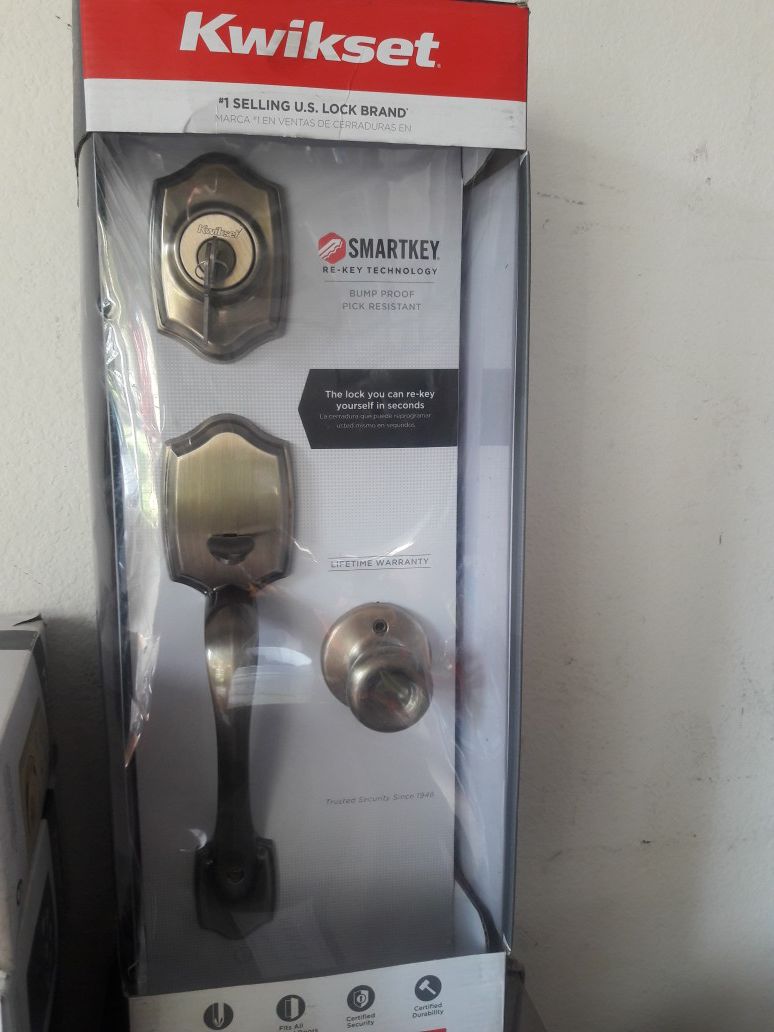 New kwikset front door lock